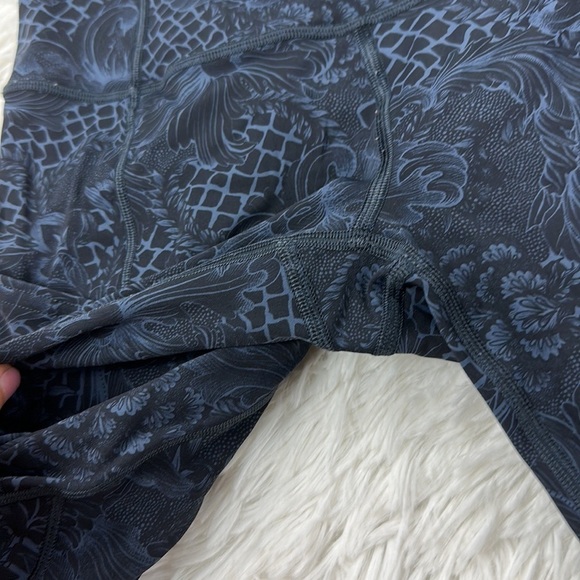 Lululemon Fast & Free 7/8 Tight II (Nulux 25") Nouveau Mach Blue Black - Picture 2 of 6